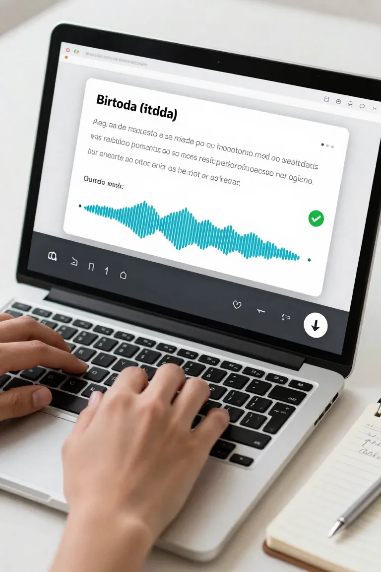 A Partir de Texto: Escreva e Ouça - Depois