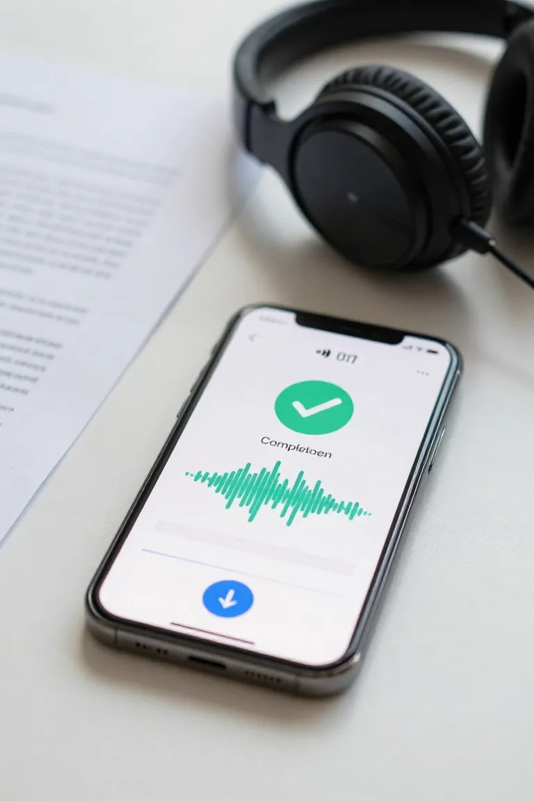 De Narração: Qualidade de Estúdio - Depois