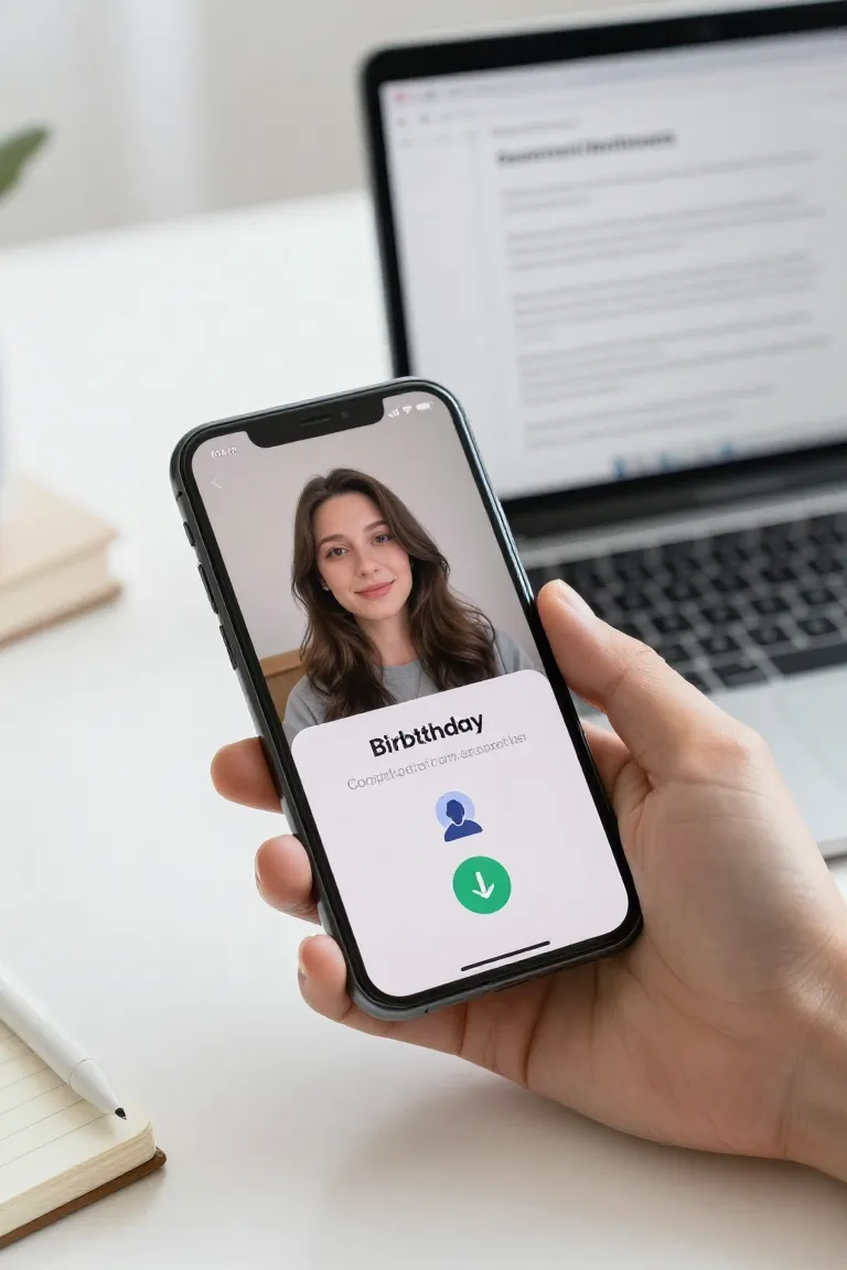 Criar Vídeo com IA de Parabéns - Depois
