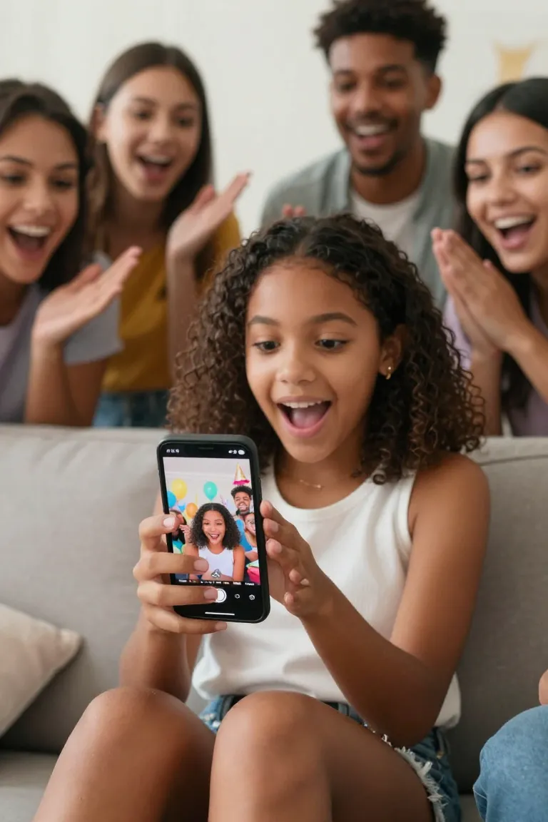 Para Afilhada: Presente de Madrinha - Depois