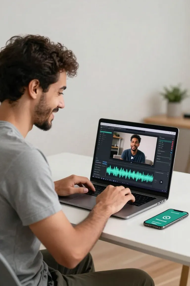 Em Vídeo: Com Voz de Famoso - Antes