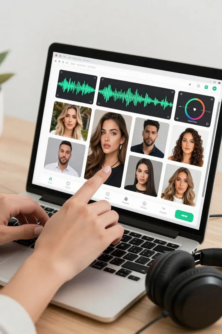 Com IA: 50+ Vozes Ultra-Realistas - Depois