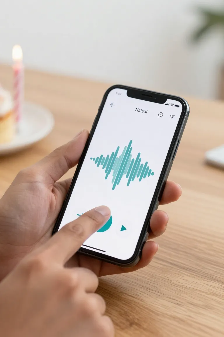 Com Voz Natural: Fluidez Humana - Depois
