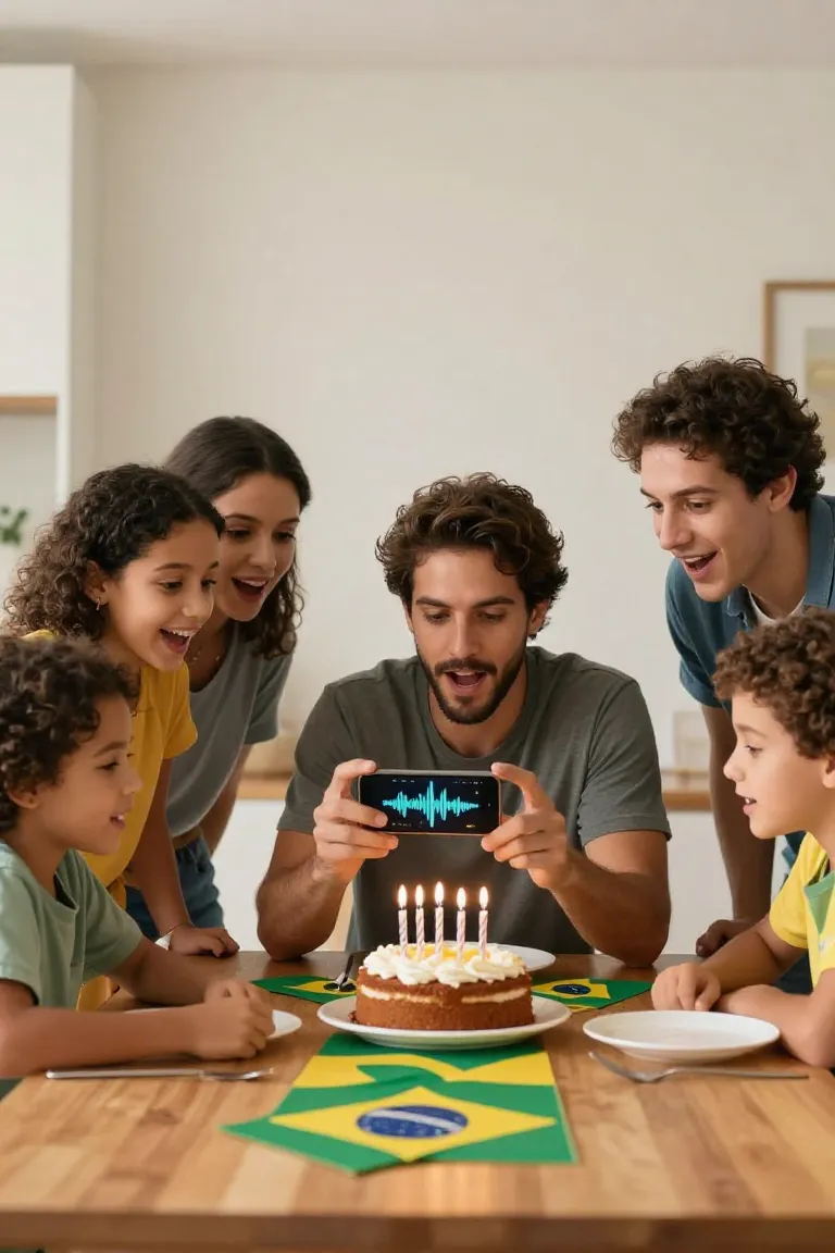 Em Português Brasileiro: Sotaque Real - Antes