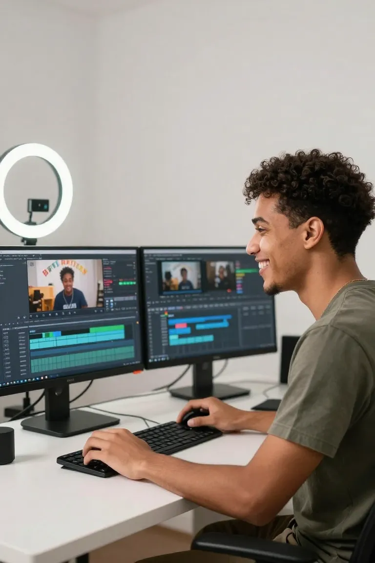 Para Vídeo: Lip Sync Automático - Depois